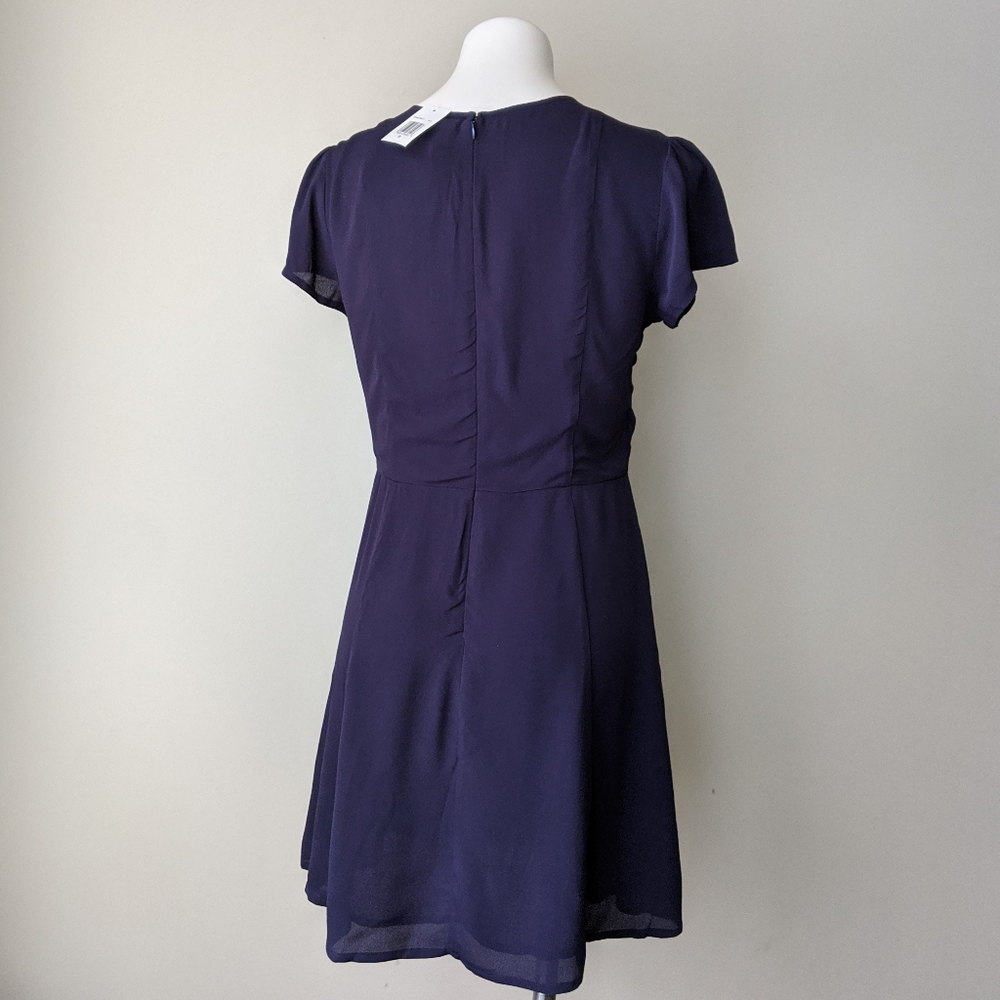 REVOLVE Privacy Please Phillips Lace Up Mini Dress in Navy, M NWT - Picture 7 of 8